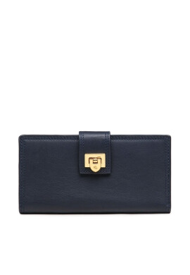Lauren Ralph Lauren Голям дамски портфейл Resort 432883602005 Navy - Mera.bg