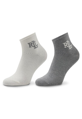 Lauren Ralph Lauren Комплект 2 чифта дълги чорапи дамски 454897521003 Greyh - Mera.bg