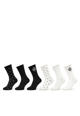 LAUREN RALPH LAUREN Комплект 6 чифта дълги чорапи мъжки 454958793001 Екрю - Mera.bg