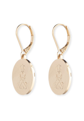 LAUREN RALPH LAUREN Обици Pe Logo Drop 14G00887 Златист - Mera.bg