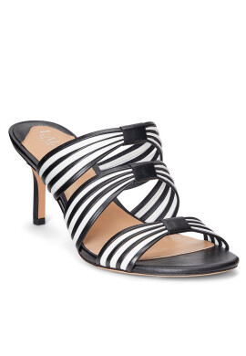 Lauren Ralph Lauren Сандали Lorraine 802904278001 Black/Snow White - Mera.bg