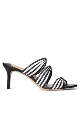 Lauren Ralph Lauren Сандали Lorraine 802904278001 Black/Snow White - Mera.bg