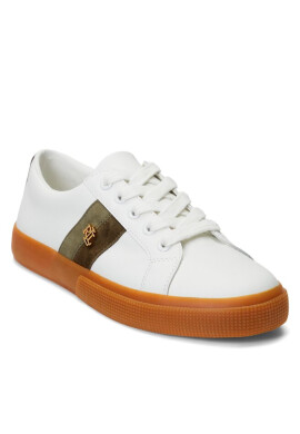 Lauren Ralph Lauren Сникърси 802912650003 Snw Wht/Btnc Green/Olive Frn - Mera.bg