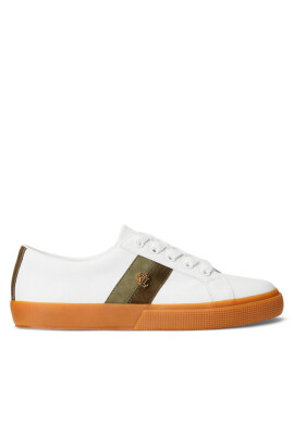 Lauren Ralph Lauren Сникърси 802912650003 Snw Wht/Btnc Green/Olive Frn - Mera.bg