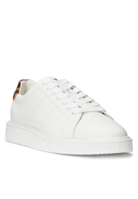 Lauren Ralph Lauren Сникърси 802918367001 Snow White/Chestnut Brown - Mera.bg
