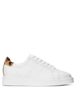 Lauren Ralph Lauren Сникърси 802918367001 Snow White/Chestnut Brown - Mera.bg