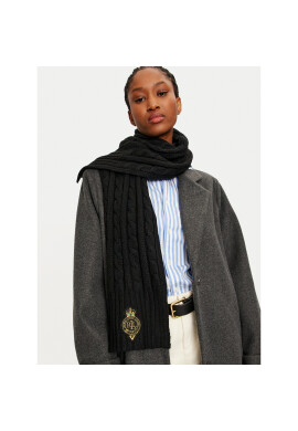 LAUREN RALPH LAUREN Зимен шал 454960071002 Черен - Mera.bg