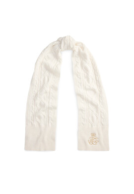 LAUREN RALPH LAUREN Зимен шал 454P04467001 Екрю - Mera.bg