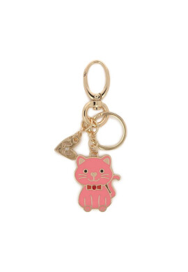 Liu Jo Ключодържател Cat Key Ring AF3266 A0001 Gold/Pink S1407 - Mera.bg