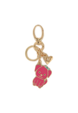 Liu Jo Ключодържател Dog Jey Ring AF3264 A0001 Gold/Fuxia S1G15 - Mera.bg