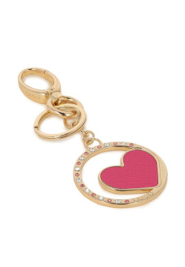 Liu Jo Ключодържател Heart Key Ring AF3366 A0001 Gold/Fuxia S1G15 - Mera.bg