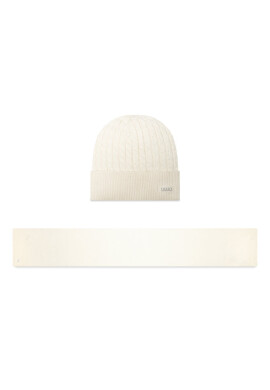 Liu Jo Комплект шал и шапка 2F3012 M0300 Bianco Lana 00086 - Mera.bg