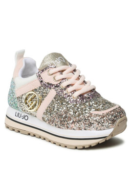 Liu Jo Сникърси Maxi Wonder 518 4A3315 EX135 Light Gold 04178 - Mera.bg