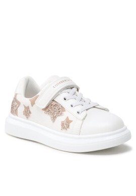 Lumberjack Обувки 1 VELCRO AND ELASTIC LACE SNEAKER WHITE/GOLD - Mera.bg