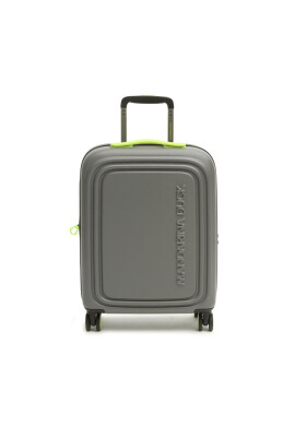 Mandarina Duck Малък твърд куфар Logoduck+ P10SZV24A19 Gray/Lime - Mera.bg