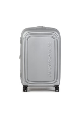Mandarina Duck Среден куфар Logoduck + P10SZV32466 Сребрист - Mera.bg