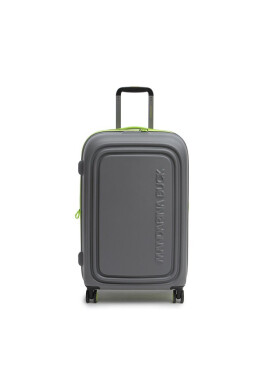 Mandarina Duck Среден твърд куфар Logoduck+ P10SZV32A19 Grey/Lime - Mera.bg