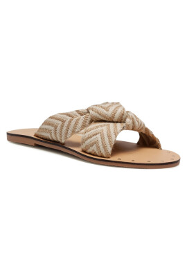 Manebi Чехли Leather Sandals S 3.0 Y0 Beige Knot - Mera.bg