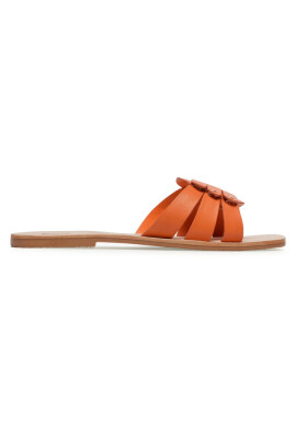 Manebi Чехли Sandals S 5.3 Y0 O Buckle Orange - Mera.bg