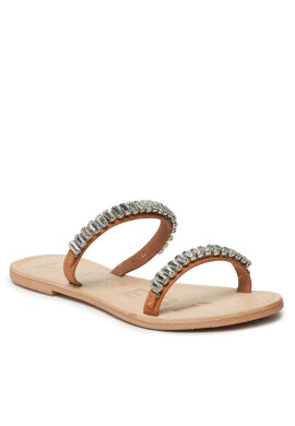 Manebi Чехли Sandals U 9.4 Y0 Tan 2 Bands - Mera.bg