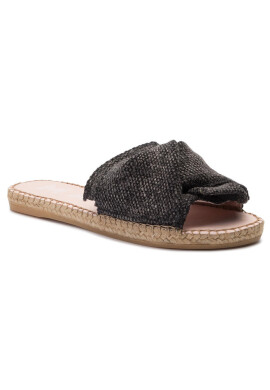 Manebi Чехли Sandals With Knot C 3.0 J0 Black Jute - Mera.bg