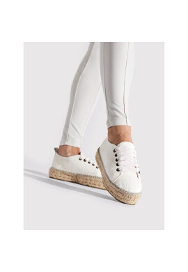 Manebi Еспадрили Sneakers D O 7.0 E0 White Organic Hemp - Mera.bg