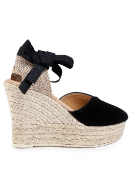 Manebi Еспадрили Heart Shape Wedges K 1.0 WH Черен - Mera.bg