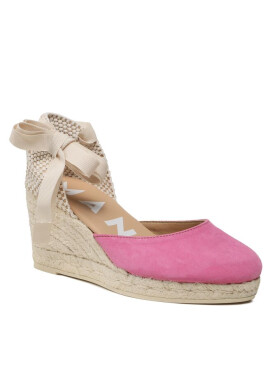 Manebi Еспадрили Low Wedge Espadrilles R 1.0 WL Bold Pink - Mera.bg