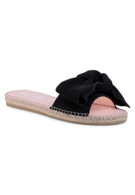 Manebi Еспадрили Sandals With Bow K 1.0 J0 Black - Mera.bg