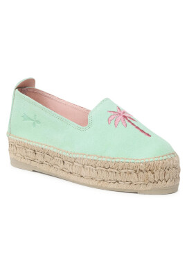 Manebi Еспадрили Slippers D G 6.6 D0 Mint/Pink Palm - Mera.bg