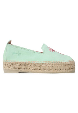 Manebi Еспадрили Slippers D G 6.6 D0 Mint/Pink Palm - Mera.bg