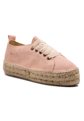 Manebi Еспадрили Sneakers D W 1.4 E0 Pastel Rose Suede - Mera.bg