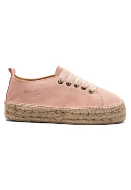 Manebi Еспадрили Sneakers D W 1.4 E0 Pastel Rose Suede - Mera.bg