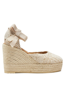 Manebi Еспадрили Yucatan Wedge Espadrilles G 0.3 WV Бежов - Mera.bg