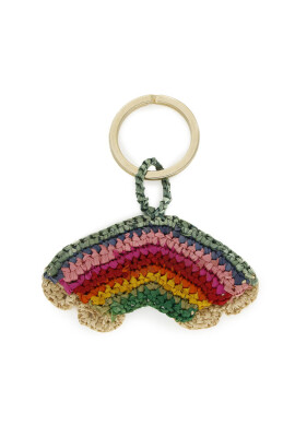 Manebi Ключодържател Rainbow Keyring V 2.0 Kr Rainbow Natural Raffia - Mera.bg