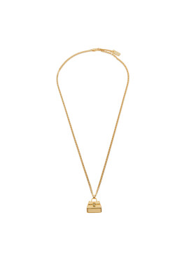 Marc Jacobs Колие The St. Marc Cuban-Link Chain Necklace 2F3JNC001J37 Златист - Mera.bg