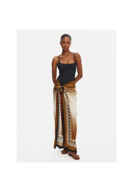 Max Mara Beachwear Бандана Ottico 2516541019 Кафяв - Mera.bg