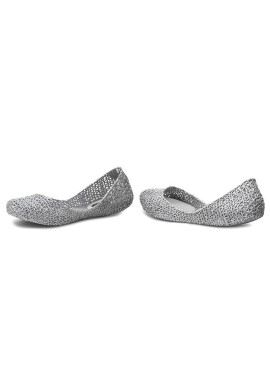Melissa Балеринки Campana Papel VII Ad 31512 Silver Glitter 50711 - Mera.bg