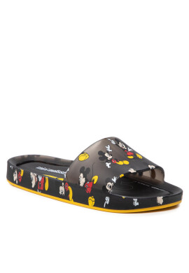Melissa Чехли Mini Beach Slide 33393 Black/Yellow 51565 - Mera.bg