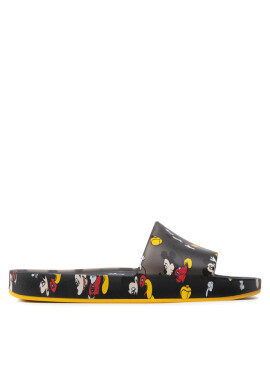Melissa Чехли Mini Beach Slide 33393 Black/Yellow 51565 - Mera.bg