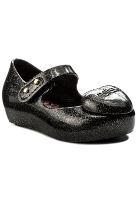 Melissa Обувки Mini Ultragirl Heart M 32285 Black Glitter 50714 - Mera.bg