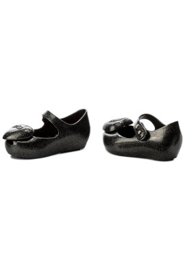 Melissa Обувки Mini Ultragirl Heart M 32285 Black Glitter 50714 - Mera.bg