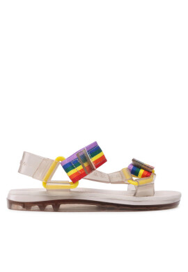 Melissa Сандали Mini Papete Rider I 33381 Beige/Beige/Rainbow 54036 - Mera.bg