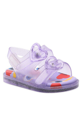 Melissa Сандали Mini Wide Sandal + Cap 33652 Lilac/Red AD677 - Mera.bg