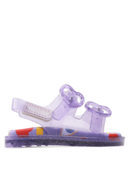 Melissa Сандали Mini Wide Sandal + Cap 33652 Lilac/Red AD677 - Mera.bg