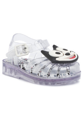 Melissa Сандали Mini Possession + Gato 32675 Clear/White/Black 53617 - Mera.bg