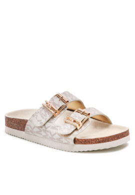 MICHAEL KORS KIDS Чехли Lorek Monogram MK100420 Vanilla - Mera.bg