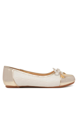 MICHAEL Michael Kors Балеринки Kenya Bow MK01365256 Екрю - Mera.bg