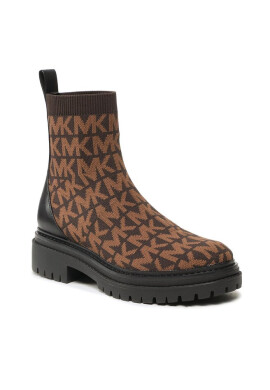 MICHAEL Michael Kors Боти Comet Lug Bootie 40F2CMFE5Y Blk/Brown - Mera.bg