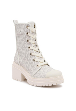 MICHAEL Michael Kors Боти Hanley Bottie Mk Sig Semi Lux 40F3HYME5B Екрю - Mera.bg